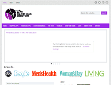 Tablet Screenshot of clothingdoctor.com